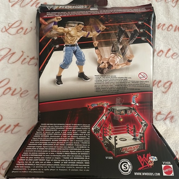 JOHN CENA BODY SLAMMIN WWE FLEXFORCE ACTION FIGURE  7" - Picture 2 of 4